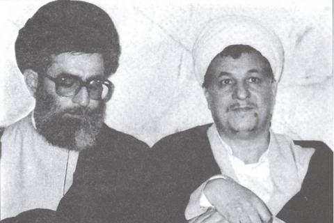 الإمام الخامنئي مع هاشمي رفسنحاني