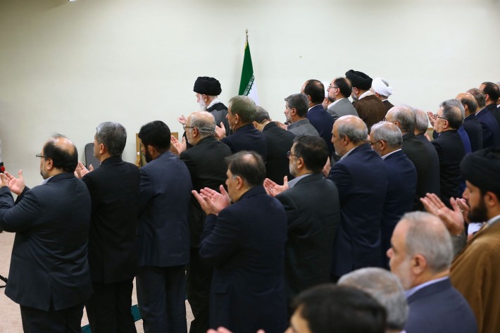 لقاء الإمام الخامنئي بأعضاء الحكومة