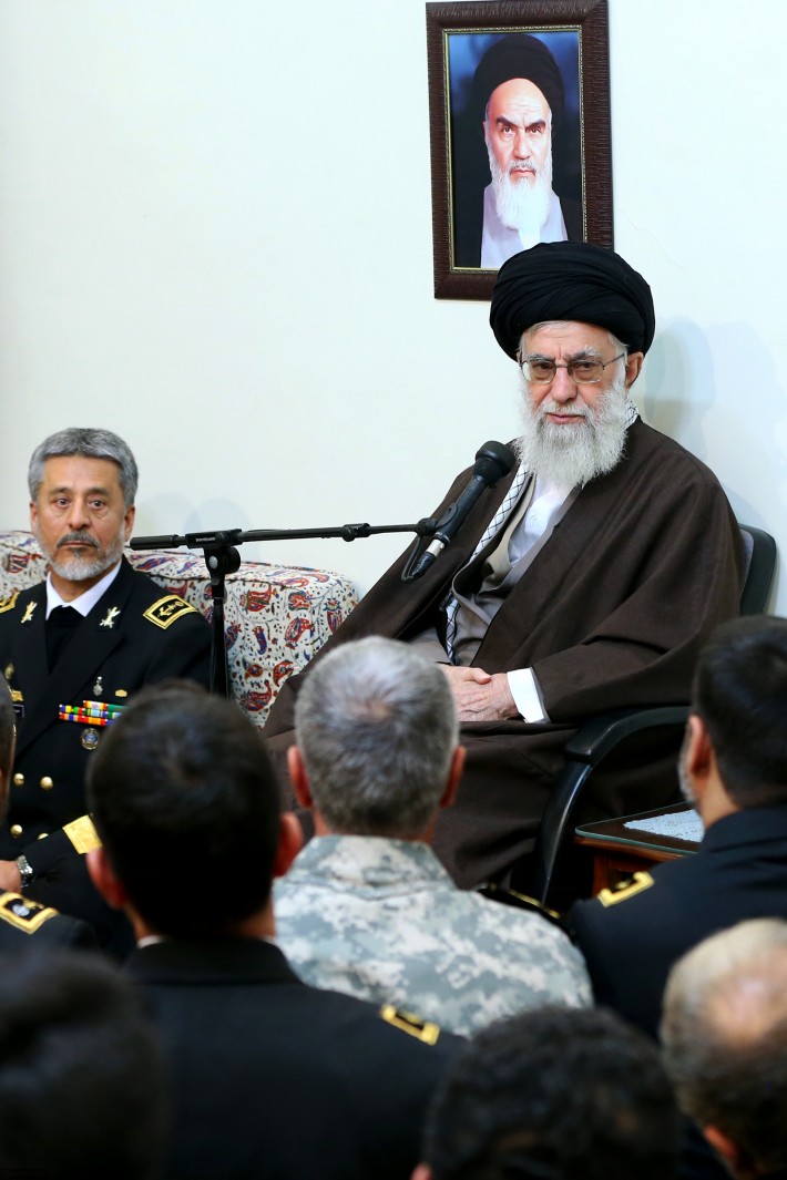 لقاء قادة القوة البحرية في جيش الجمهورية الإسلامية