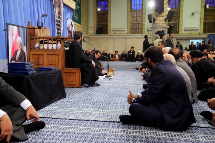 مراسم الحفل التأبيني لحجة الإسلام والمسلمين الشيخ هاشمي رفسنجاني