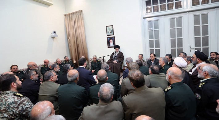 لقاء الإمام الخامنئي بقادة القوات المسلحة
