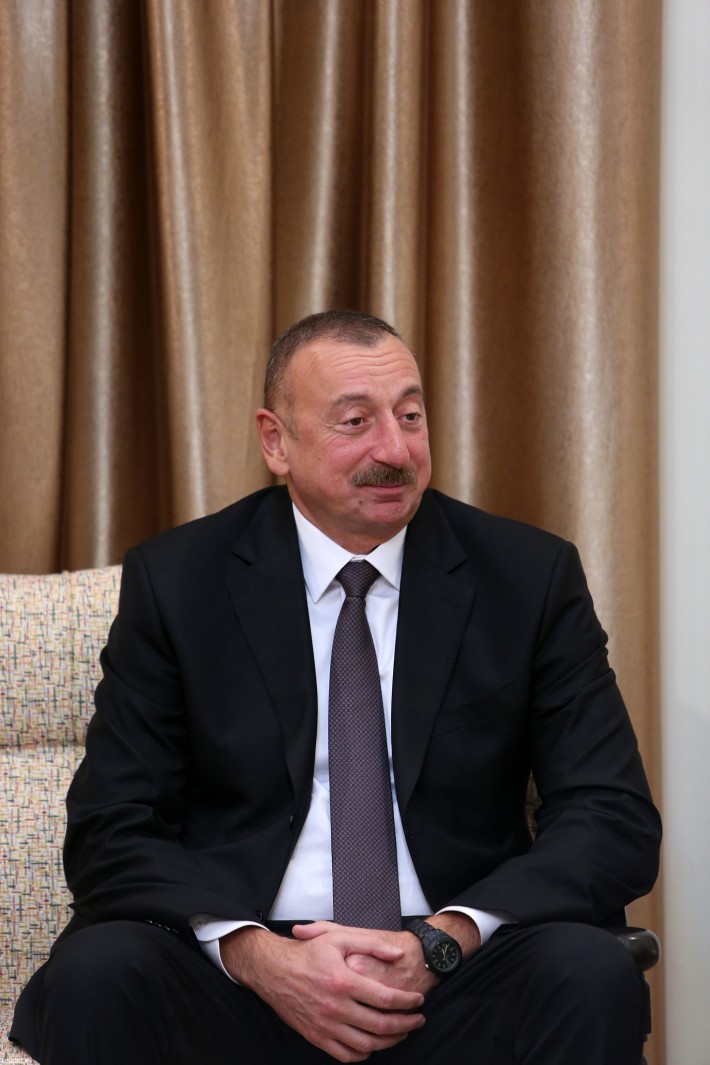 لقاء السيد الهام علي اف رئيس جمهورية آذربيجان