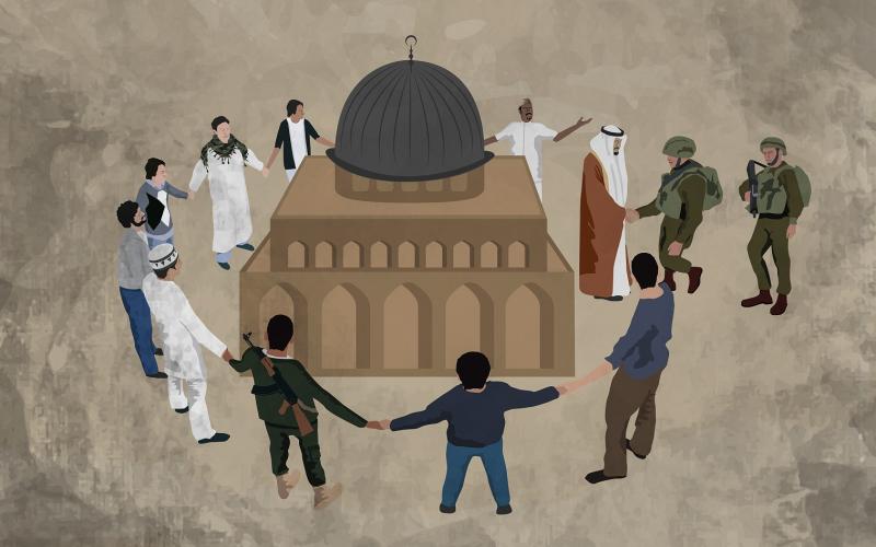 يسعى الكيان الصهيوني وسط غفلة العالم الإسلامي لاحتلال القدس الشريف والمسجد الأقصى