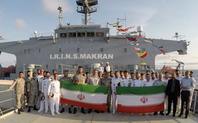 رسالة إثر عودة السّرب 75 في القوات البحريّة لجيش جمهوريّة إيران الإسلاميّة من الإبحار في المحيط الأطلسي