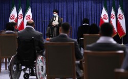 لقاء أبطال إيران في مباريات أولمبياد وبارا-أولمبياد طوكيو 2020 مع الإمام الخامنئي